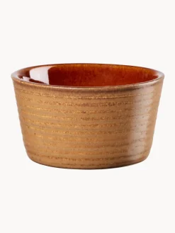 Sale ASA Selection Ramequins ronds en porcelaine Miniu, 4 pièces Brun clair mat, terracotta haute brillance