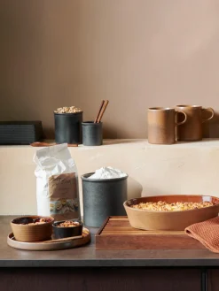 Sale ASA Selection Ramequins ronds en porcelaine Miniu, 4 pièces Brun clair mat, terracotta haute brillance