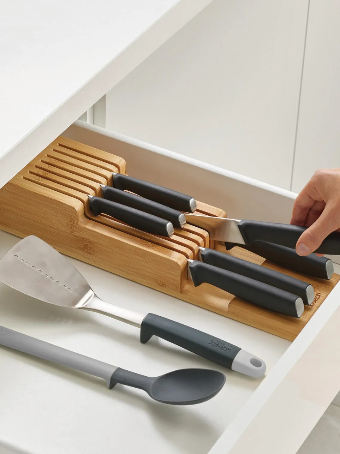 New Joseph Joseph Range-couteaux en bambou DrawerStore