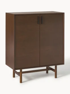 Discount Westwing Collection Rangement en chêne Diana Bois de chêne foncé