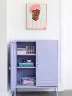 Online Mustard Made Rangement en métal Midi Lilas