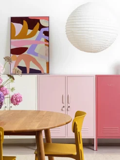 New Mustard Made Rangement en métal The Midi Rose pâle