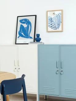 Outlet Mustard Made Rangement en métal The Midi Bleu ciel