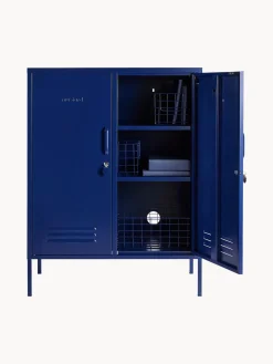 New Mustard Made Rangement en métal The Midi Bleu foncé