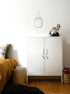 Fashion Mustard Made Rangement en métal The Midi Blanc cassé
