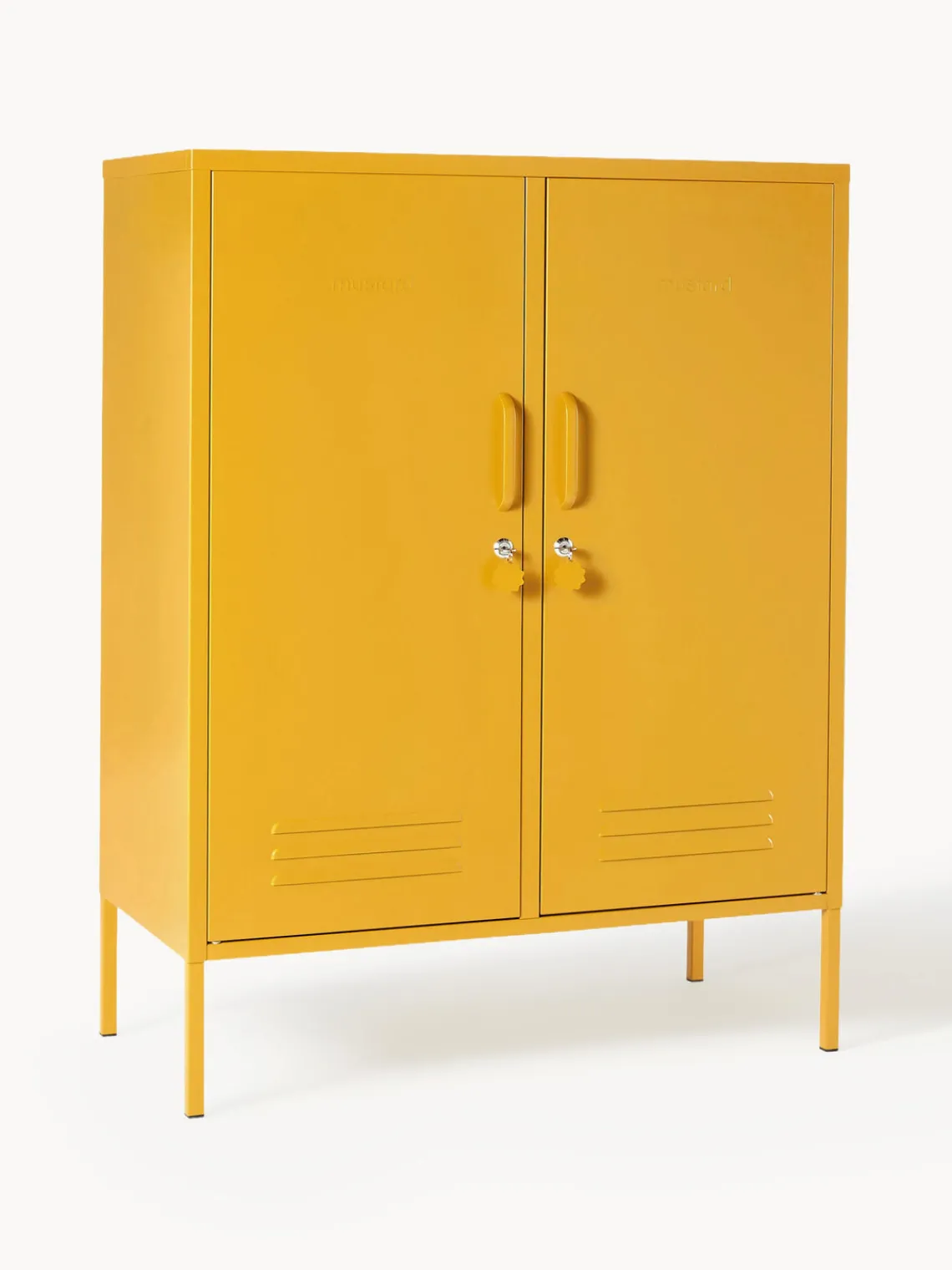 Sale Mustard Made Rangement en métal The Midi Jaune moutarde