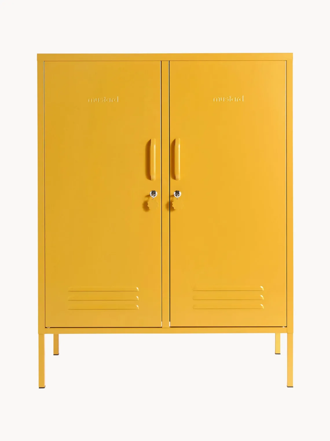 Sale Mustard Made Rangement en métal The Midi Jaune moutarde