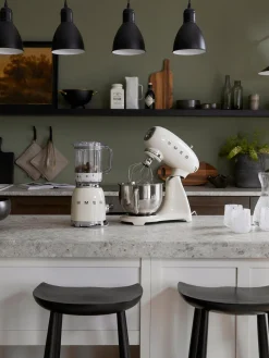 New Smeg Robot de cuisine 50's Style Blanc crème, haute brillance