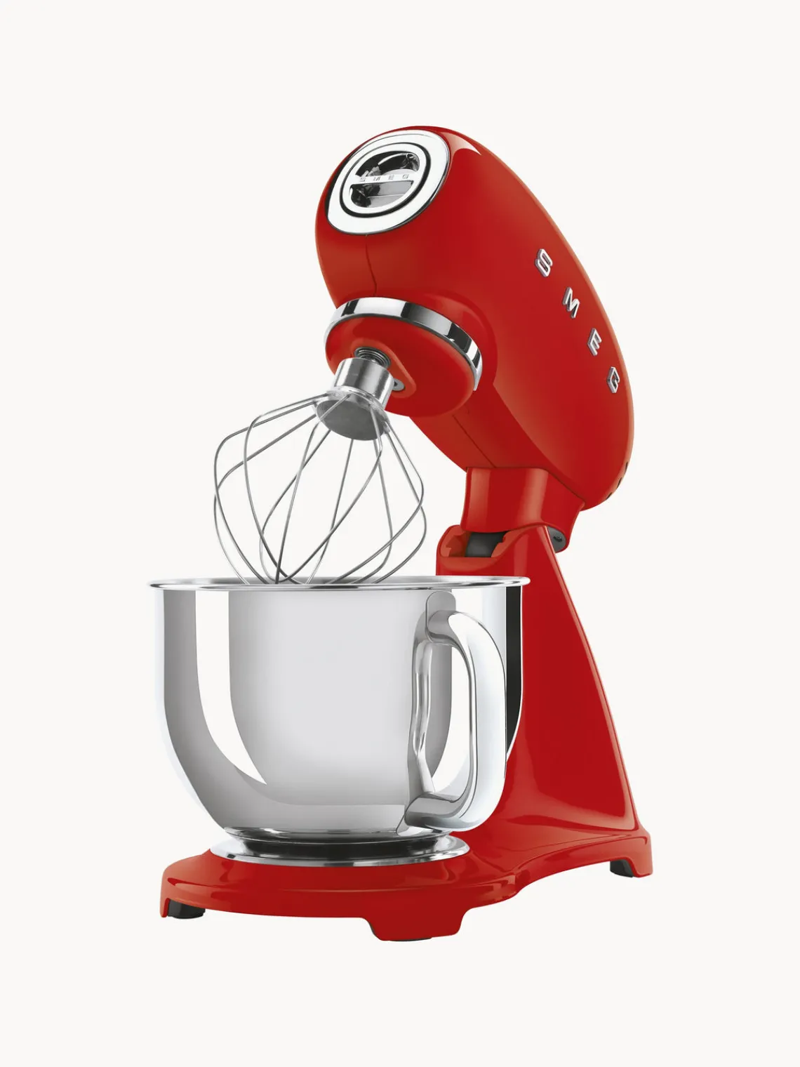 Sale Smeg Robot de cuisine 50's Style Rouge, haute brillance