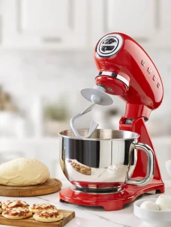Sale Smeg Robot de cuisine 50's Style Rouge, haute brillance
