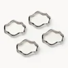 Clearance Sagaform Ronds de serviette de table Anna, 4 pièces