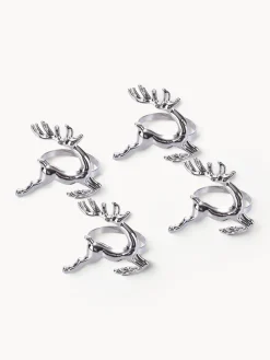 Clearance Villa D'Este Home Tivoli Ronds de serviette de table Reindeer, 4 pièces