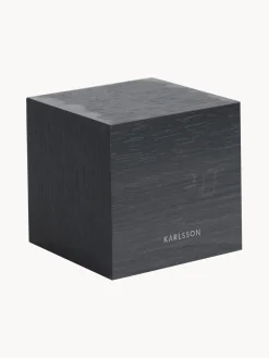 Hot Karlsson Réveil LED avec port USB Cube Noir