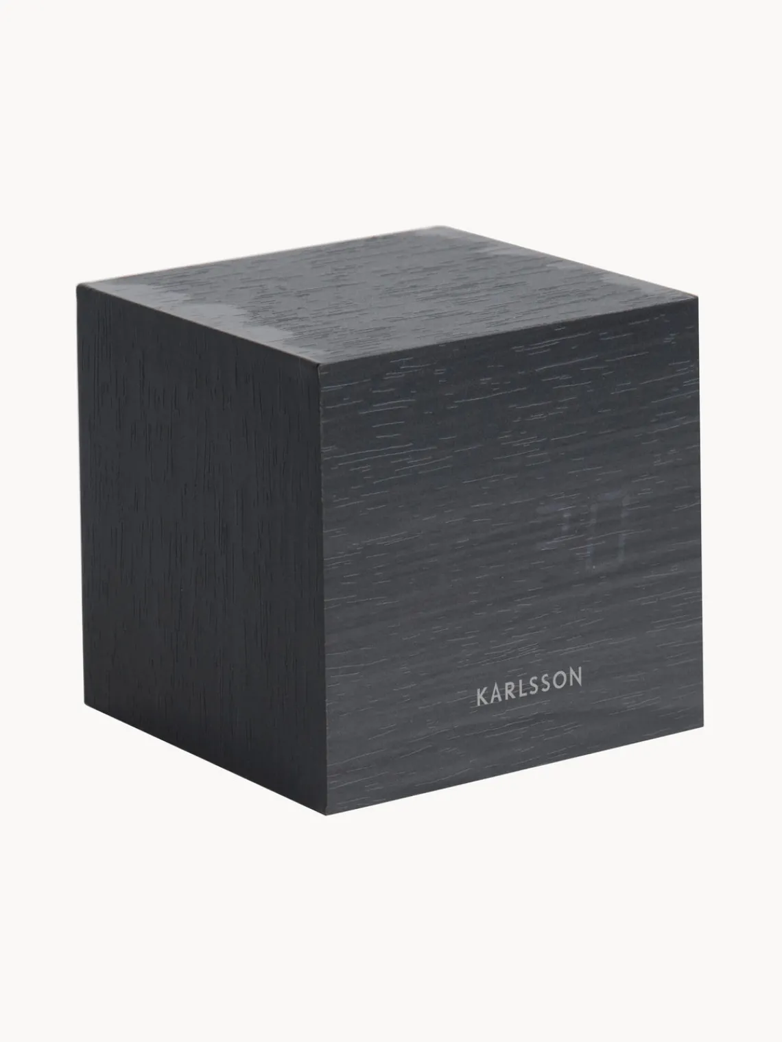 Hot Karlsson Réveil LED avec port USB Cube Noir