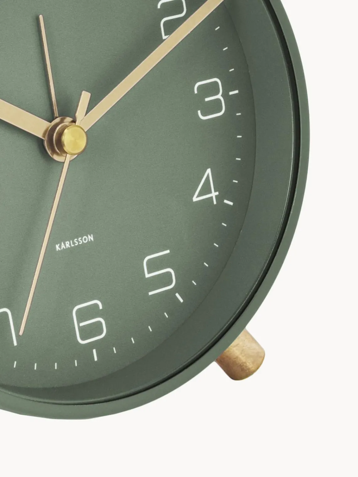 New Karlsson Réveil Lofty Vert foncé, doré