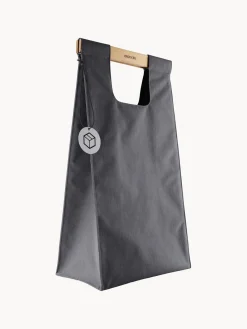 Sale Eva Solo Sac de tri sélectif Trent, 28 L Gris foncé, bois de hêtre