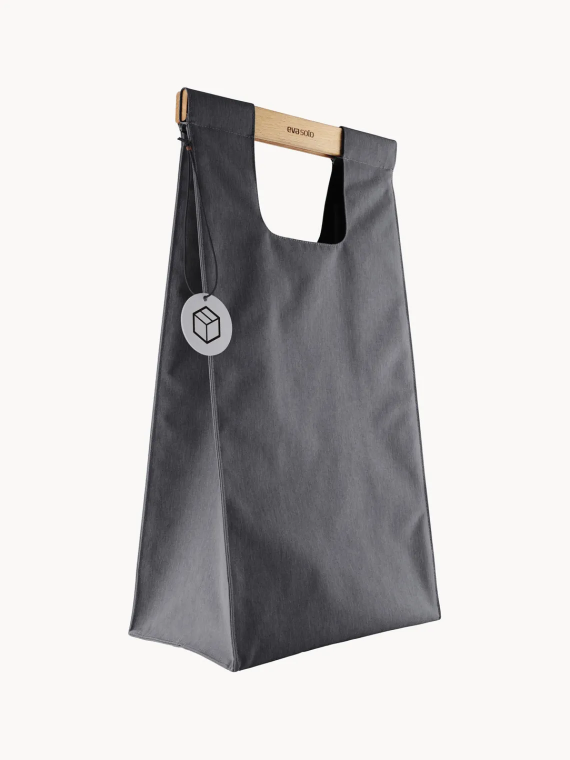 Sale Eva Solo Sac de tri sélectif Trent, 28 L Gris foncé, bois de hêtre