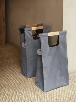 Sale Eva Solo Sac de tri sélectif Trent, 28 L Gris foncé, bois de hêtre