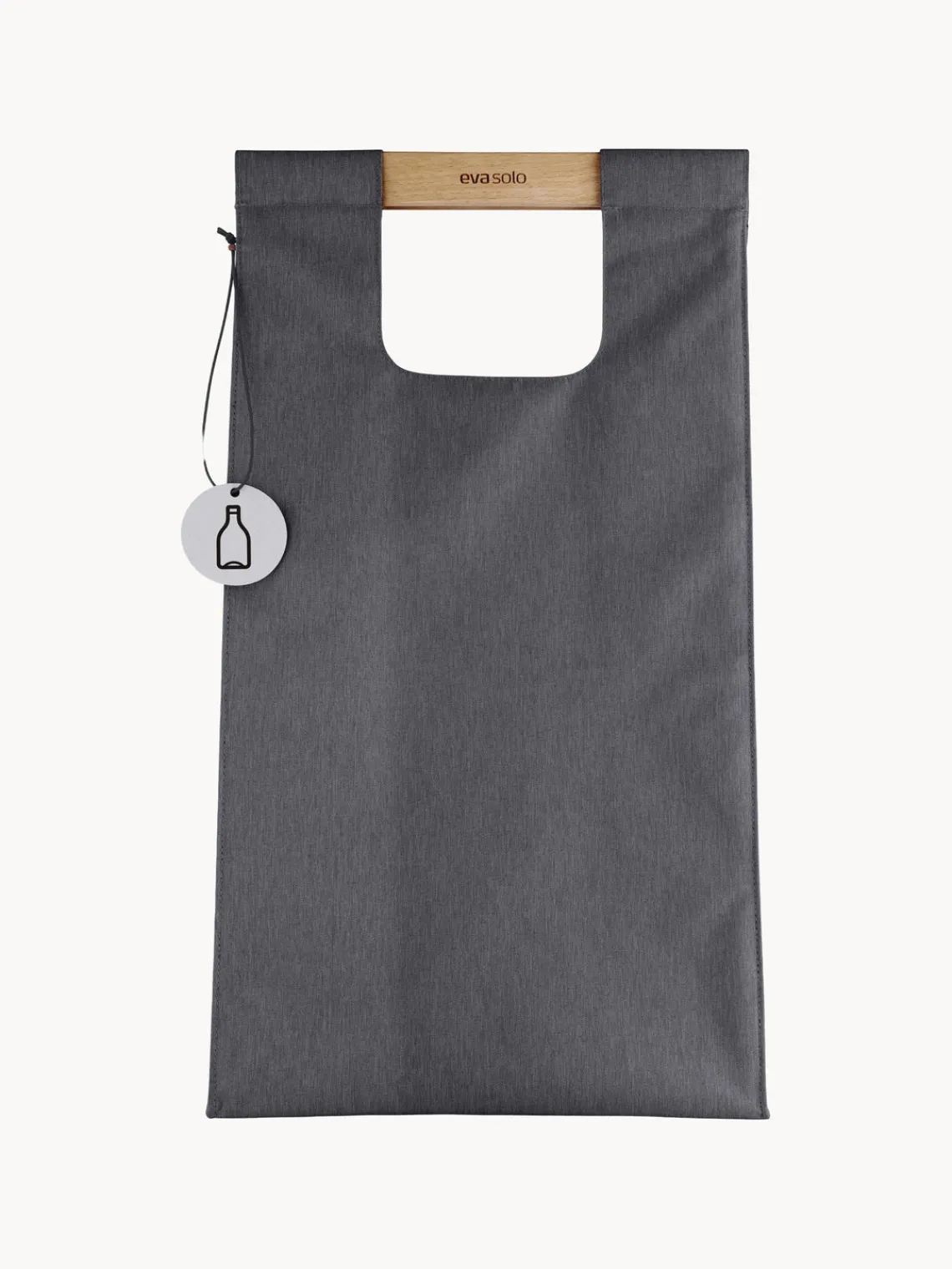 Sale Eva Solo Sac de tri sélectif Trent, 28 L Gris foncé, bois de hêtre