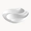 Sale Meissen Saladier artisanal en porcelaine Wellenspiel Relief