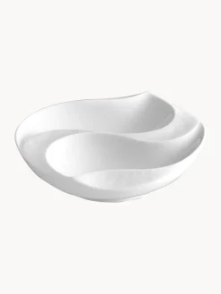 Sale Meissen Saladier artisanal en porcelaine Wellenspiel Relief