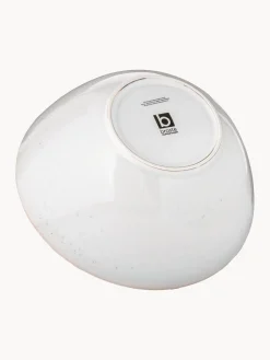 Outlet Broste Copenhagen Saladier artisanal Nordic Sand, Ø 25 cm Gris clair, chiné
