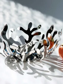 Hot ALESSI Saladier Mediterraneo, tailles variées Argenté