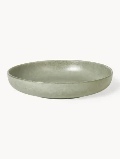 Clearance Broste Copenhagen Saladiers artisanaux Nordic Marsh, 4 pièces Vert sauge, chiné