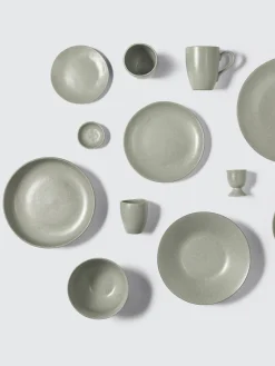 Clearance Broste Copenhagen Saladiers artisanaux Nordic Marsh, 4 pièces Vert sauge, chiné