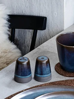 Sale Aida Salière et poivrière artisanales Raw, 2 élém.