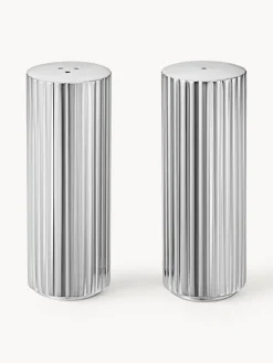 Sale GEORG JENSEN Salière et poivrière de acier inoxydable Bernadotte , 2 élém.