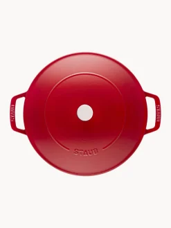 Sale Staub Sauteuse en fonte Chistera Rouge