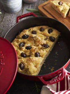 Sale Staub Sauteuse en fonte Chistera Rouge