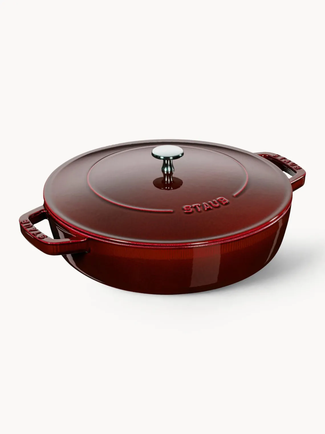 Best Staub Sauteuse en fonte Chistera Lie de vin