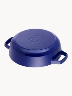 Outlet Staub Sauteuse en fonte Chistera Bleu roi, haute brillance