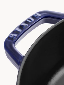 Outlet Staub Sauteuse en fonte Chistera Bleu roi, haute brillance