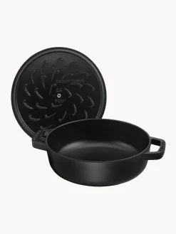 Outlet Staub Sauteuse en fonte Chistera Noir, mat