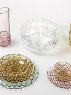 Fashion Kartell Service à salade avec surface texturée Jellies Transparent