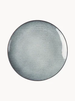 Sale Broste Copenhagen Service de table artisanal Nordic Sea, 4 personnes (12 élém.) Gris-bleu, chiné