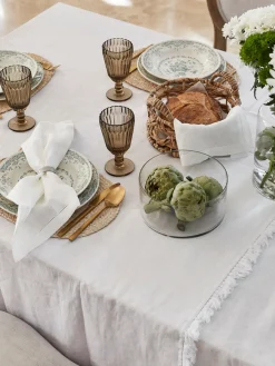 Hot Bitossi Home Service de table en céramique Rose, pour 6 personnes (18 élém.) Blanc, turquoise