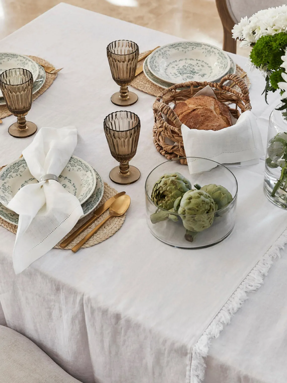 Hot Bitossi Home Service de table en céramique Rose, pour 6 personnes (18 élém.) Blanc, turquoise