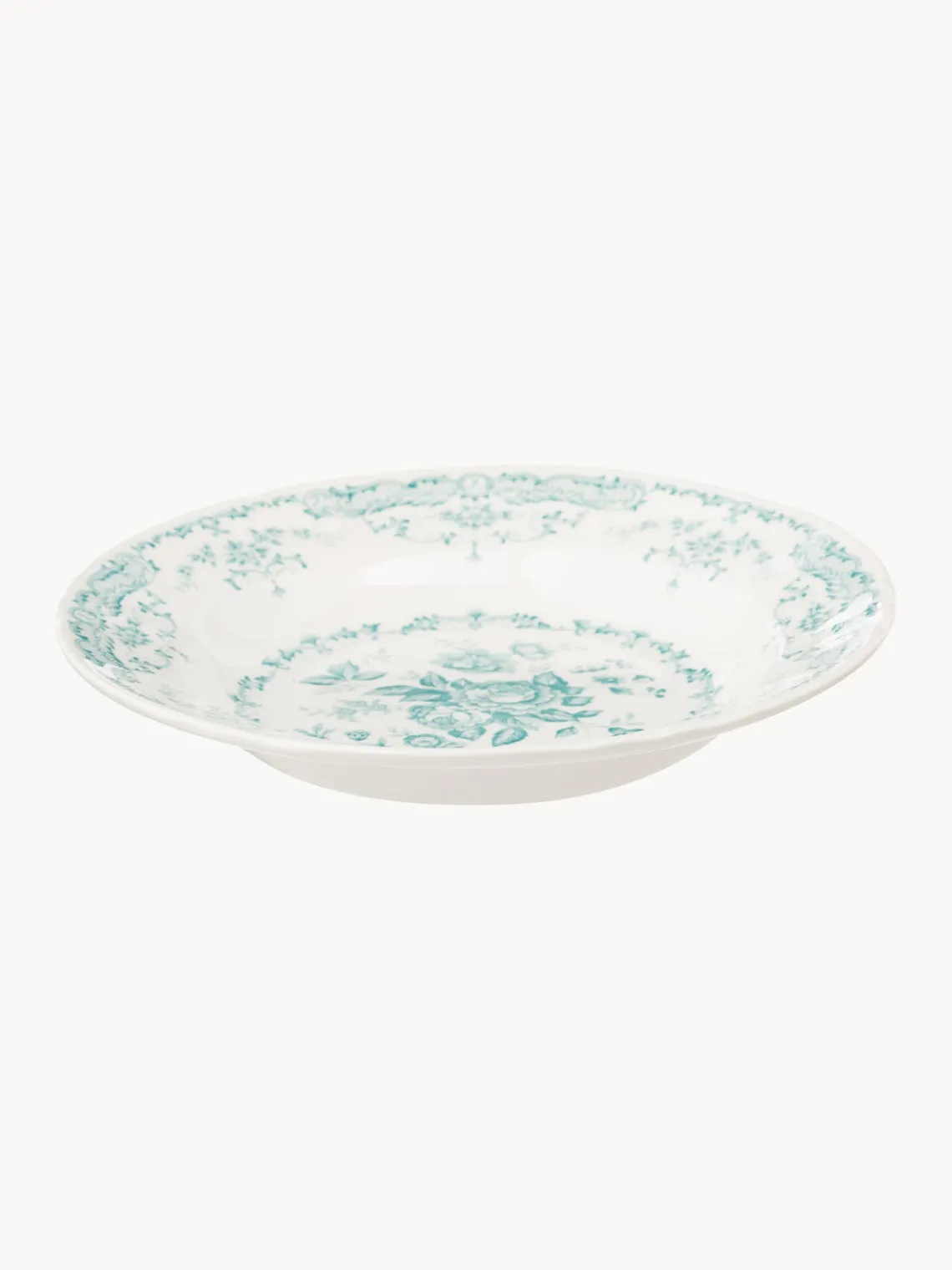 Hot Bitossi Home Service de table en céramique Rose, pour 6 personnes (18 élém.) Blanc, turquoise