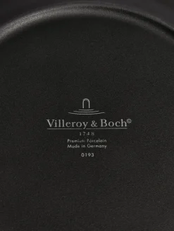New Villeroy & Boch Service de table en porcelaine Rock, 2 personnes (6 élém.) Noir
