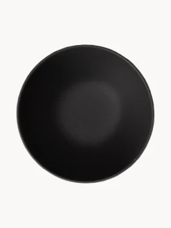 New Villeroy & Boch Service de table en porcelaine Rock, 2 personnes (6 élém.) Noir