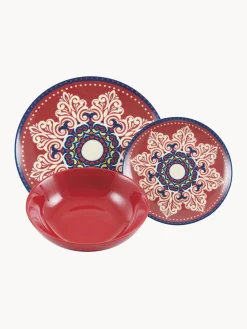 Clearance Villa D'Este Home Tivoli Service de table en porcelaine Shiraz, 6 personnes (18 élém.)