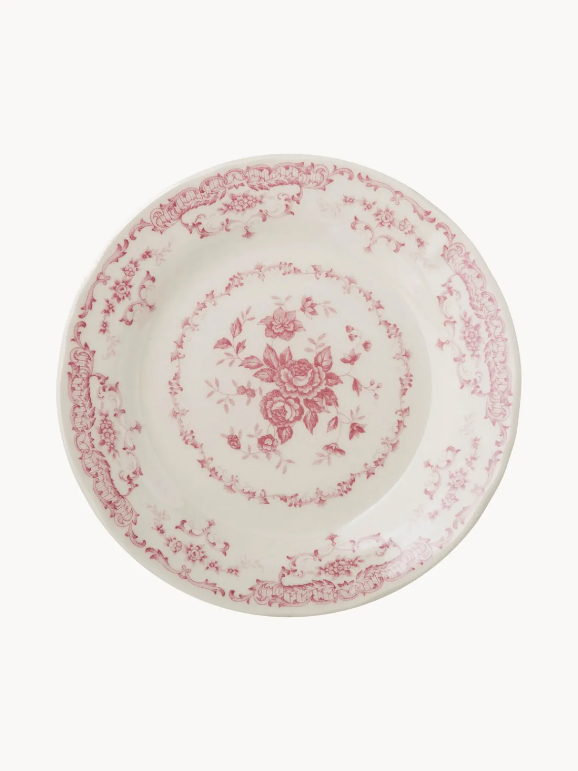 Online Bitossi Home Service de table motif fleuri Rosa, 6 personnes (18 élém.) Blanc, rose pâle