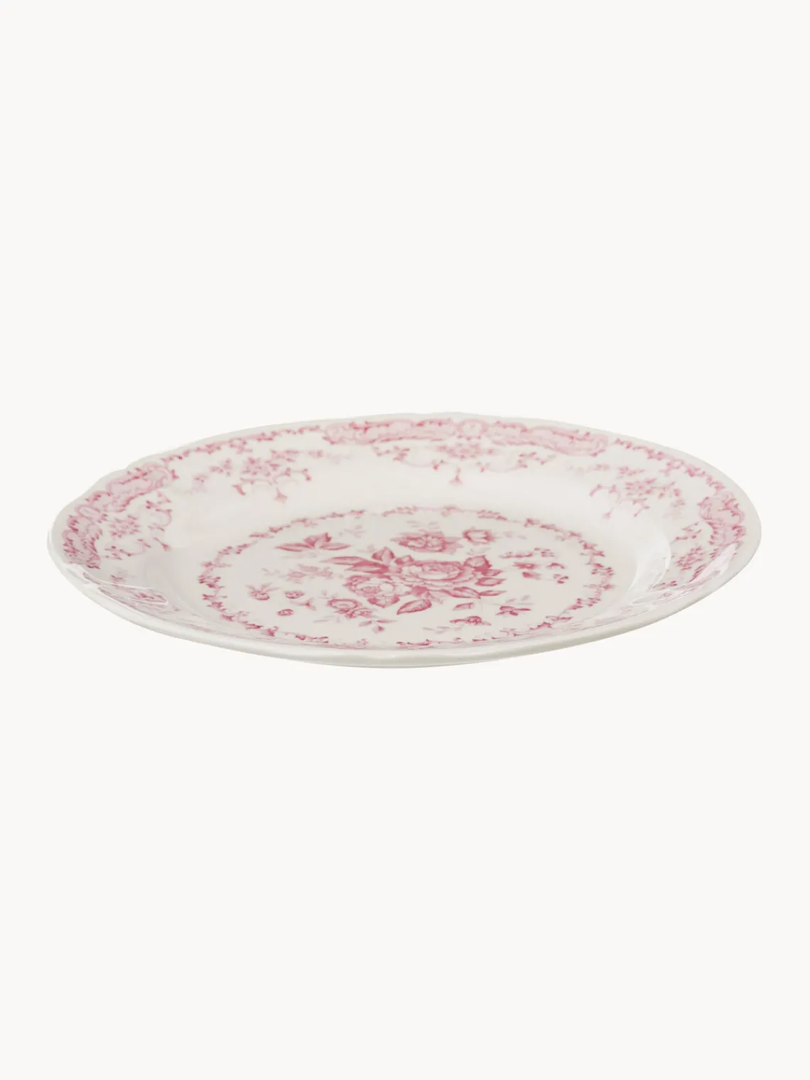 Online Bitossi Home Service de table motif fleuri Rosa, 6 personnes (18 élém.) Blanc, rose pâle