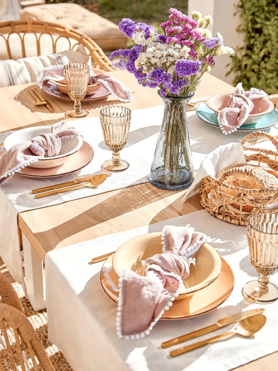 Outlet Villa D'Este Home Tivoli Service de table peint à la main Baita, 6 personnes (18 élém.) Multicolore