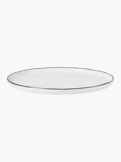 Fashion Broste Copenhagen Service petit déjeuner artisanal en porcelaine Salt, 4 personnes (16 élém.)