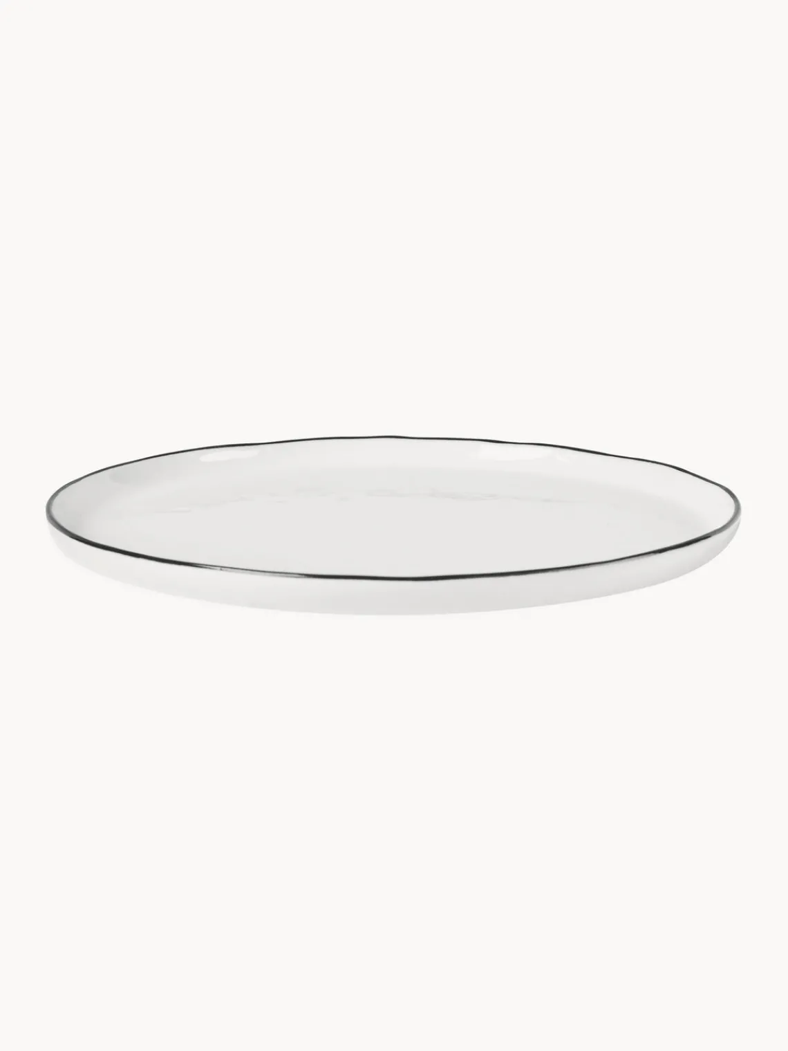Fashion Broste Copenhagen Service petit déjeuner artisanal en porcelaine Salt, 4 personnes (16 élém.)